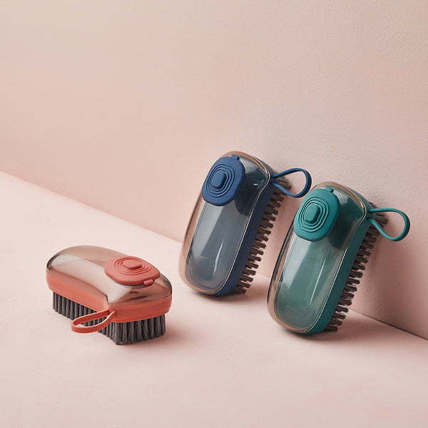 Automatic Liquid Cleaning Shoe Brush