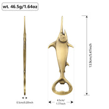 Swordfish Metal Beer Bottle Opener